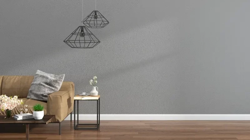 Decoração de sala com piso de madeira escura: vale a pena?
