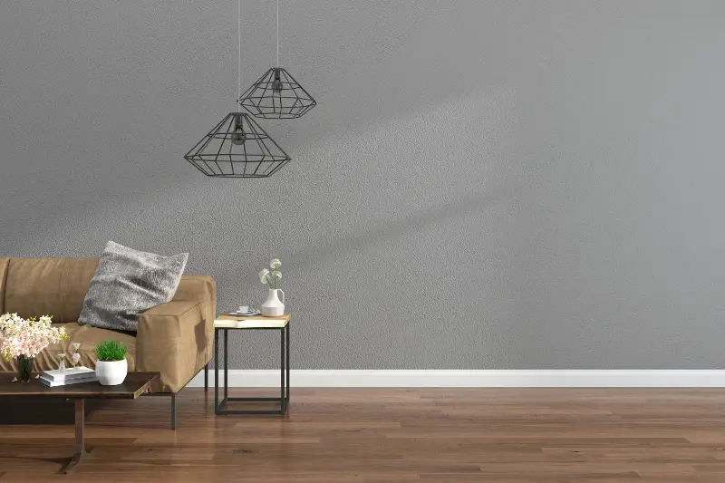 Decoração de sala com piso de madeira escura: vale a pena?